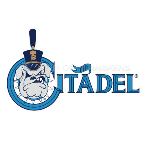 The Citadel Bulldogs Logo T-shirts Iron On Transfers N6570 - Click Image to Close